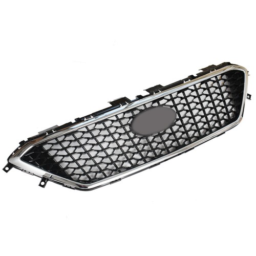 Front Upper Grille Chrome Honeycomb W/O Sensor Hole For Hyundai Sonata 2015-17 - Picture 7 of 12