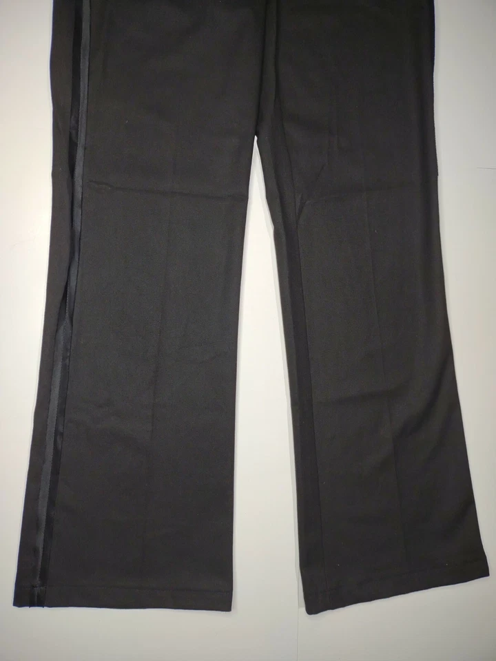 Pantalones de vestir para mujer POLECI talla 4 - 30x31 negros pantalones de poliéster estilo: VTP557 Foto 4 de 4