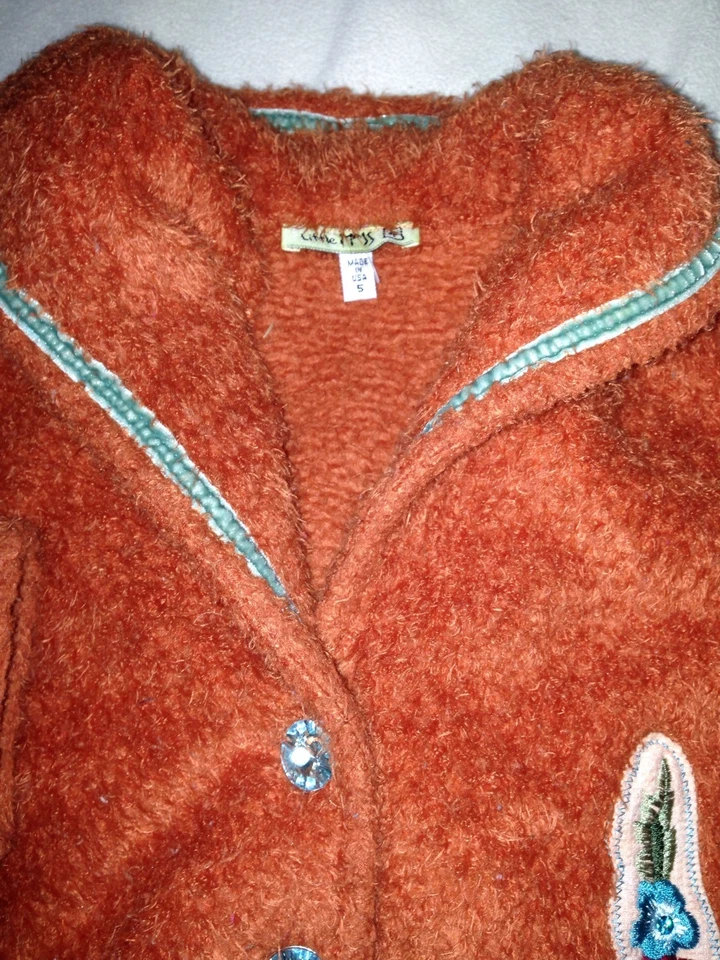 Little Mass Girls Sz. 5 Cardigan Jacket Top. Fantastic, Soft & Great Details - Image 2 of 4