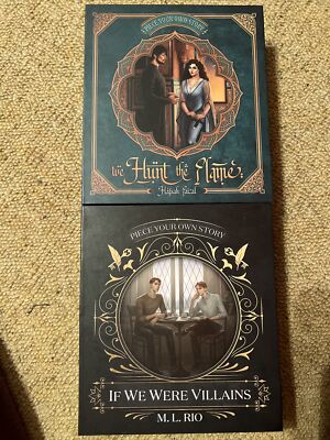 ILLUMICRATE 2 Jigsaw Puzzles  If We Were Villains - M L Rio & We Hunt The Flame