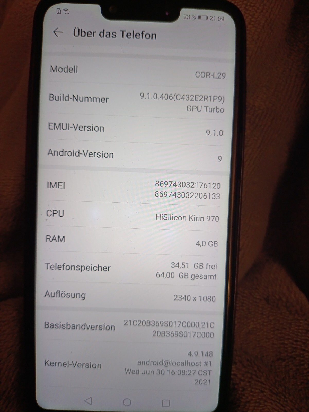 Huawei Honor Play CORL29 eBay