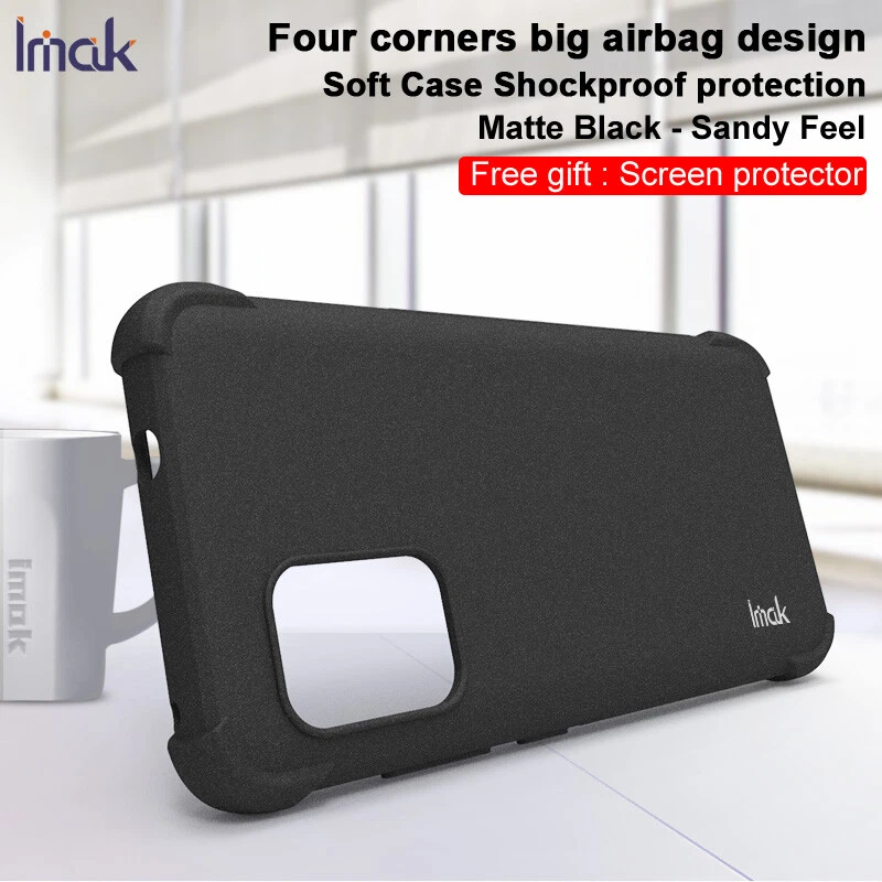 Funda blanda IMAK Airbag Anti-caída TPU mate sensación arena para Asus Zenfone8 ZS590KS Foto 2 de 4