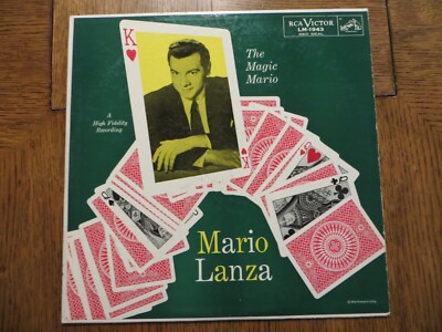 Mario Lanza   The Magic Mario - 1956 - RCA Victor Red Seal LM-1943 Vinyl LP VG+