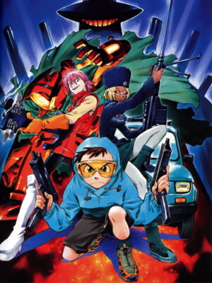 V2176 FLCL Characters Anime Manga Art Decor WALL POSTER PRINT CA