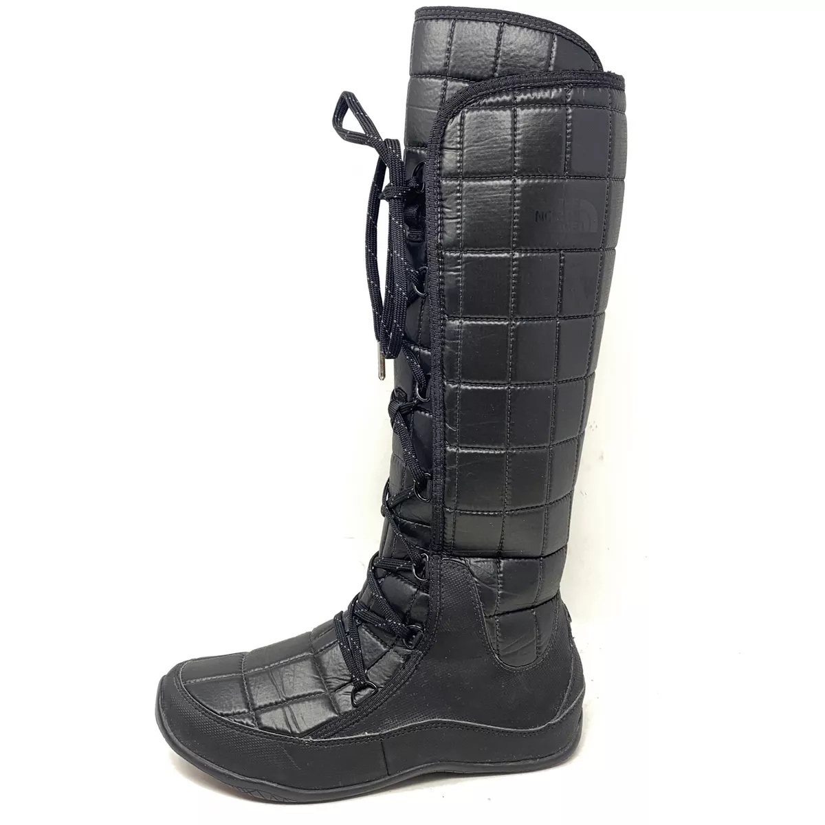 The North Face Svetlana Primaloft Insulated Quilted Winter Boots Black Sz 7.5 M