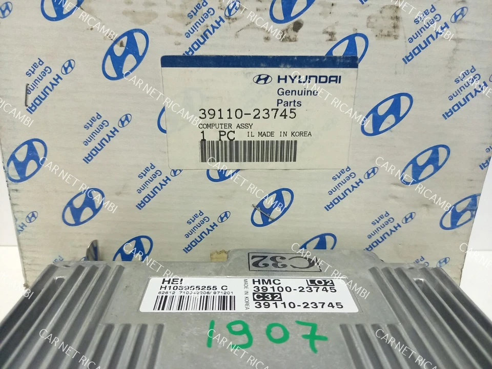 39110-23745 CENTRALINA MOTORE ECU HYUNDAI LANTRA II 1.6 66 KW SIEMENS H103955255 - Immagine 3 di 4