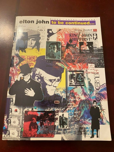 Elton John To Be Continued Sheet Music Piano Vocal Guitar Songbook