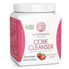 Sunwarrior Shape Core Cleanser Strawberry Cooler, 270 Grams