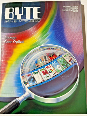 Byte Magazine 1986 Mass Optical Object Storage Japan