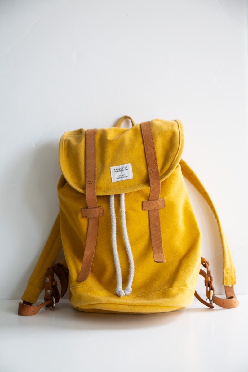 Backpack Selling Sandqvist Yellow Backpack Sandqvist Stig