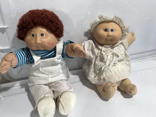 Cabbage Patch Kids 1978-1982 Vintage Lot of 2 Dolls. Both Dolls.