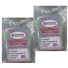Fits For Proteam 100331 Vacuum Bag For 10 Qt. Backpack Vacuums - 20 / Pack