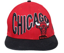 Chicago Bulls Ball Cap Snapback Hat Red New Era