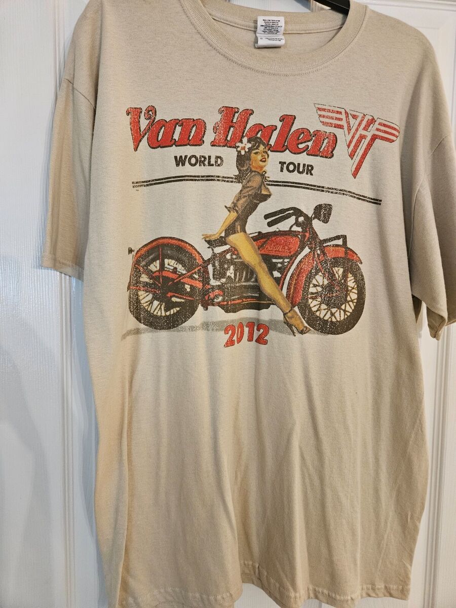 Rare 2012 VAN HALEN World Tour Concert T-Shirt Size Large Rare 2012 VAN HALEN World Tour Concert T-Shirt Size Large