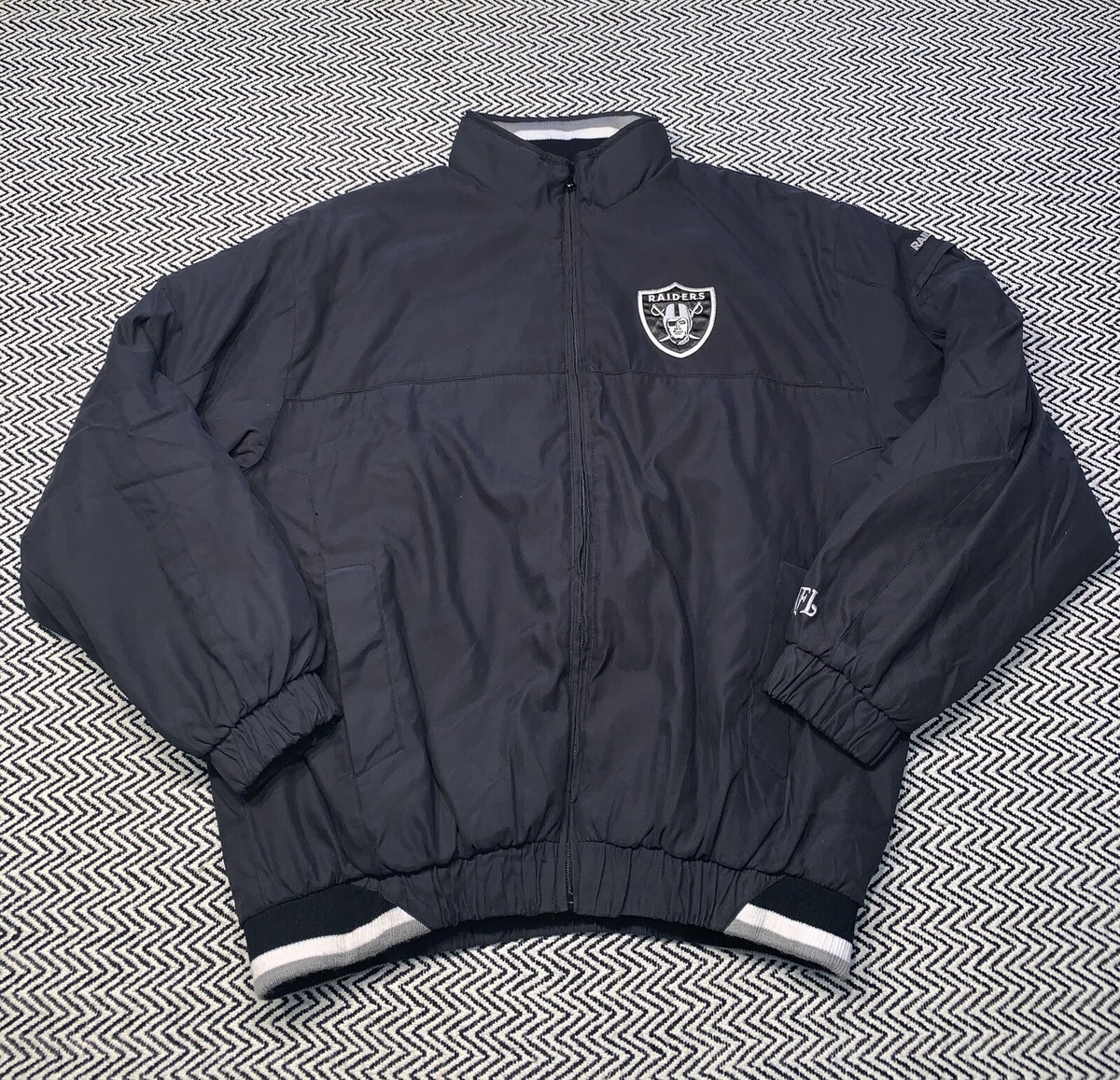 NFL RAIDERS フード付きジャケット XL ヴィンテージ NFL RAIDERS フード付きジャケット XL ヴィンテージ Vintage pro