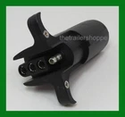 Trailer Light Adapter Plug 6 Round to Flat 4 pin