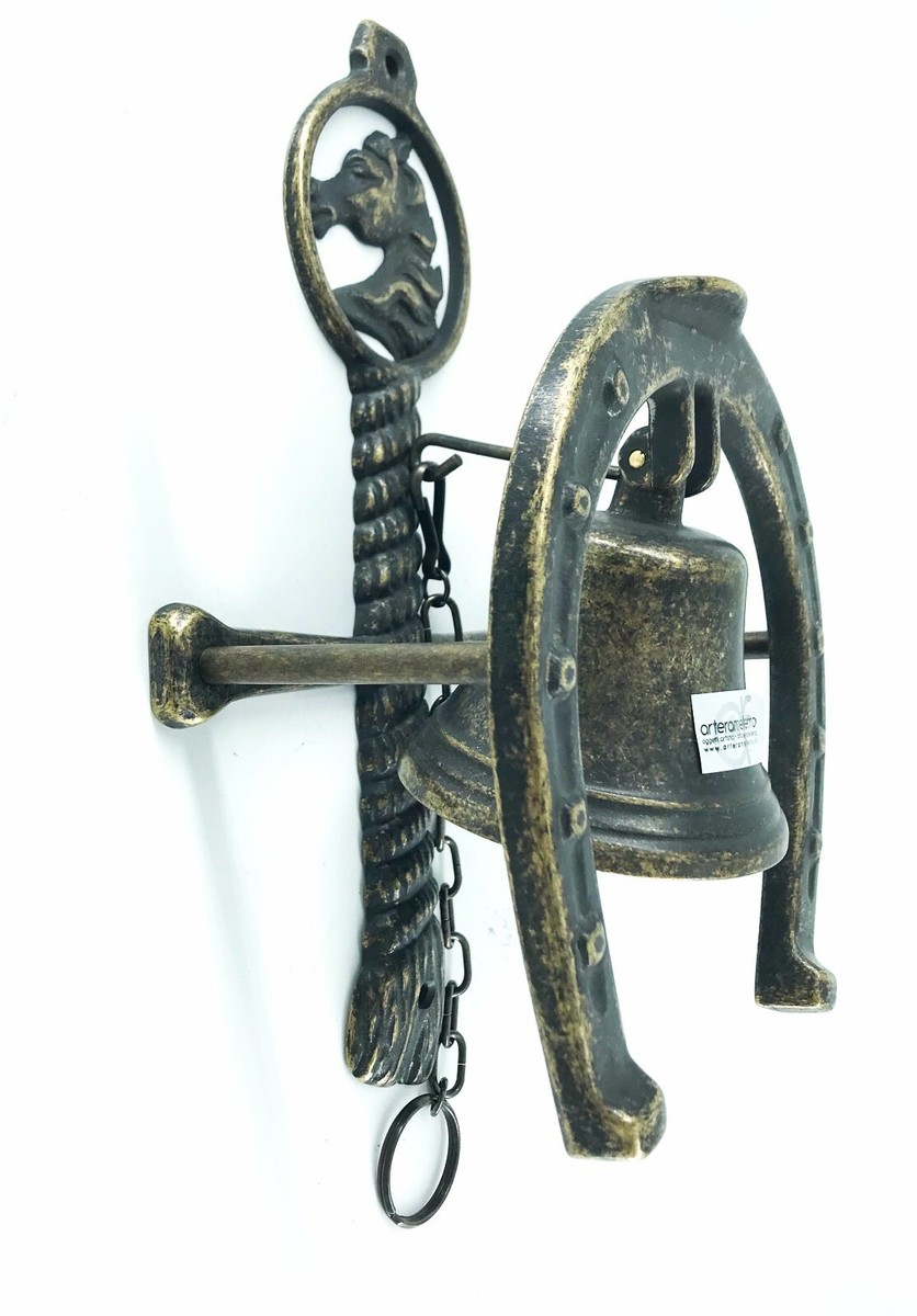 Campanello Porta Metallico Vintage - Campana Negozi Antica Per Bar, Ristoranti E Addestramento Cani