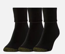 Gold Toe Women's Ultra Tec Terry Turncuff Socks (3 Pairs) size 6-9  Thick socks