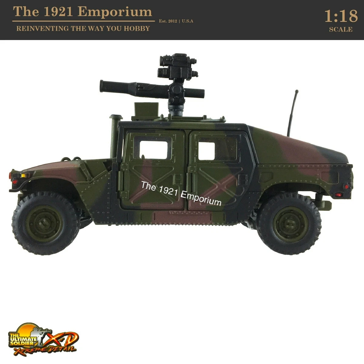 1 18 21st Century Toys Ultimate Soldier US Army Woodland M1025 Humvee Hummer