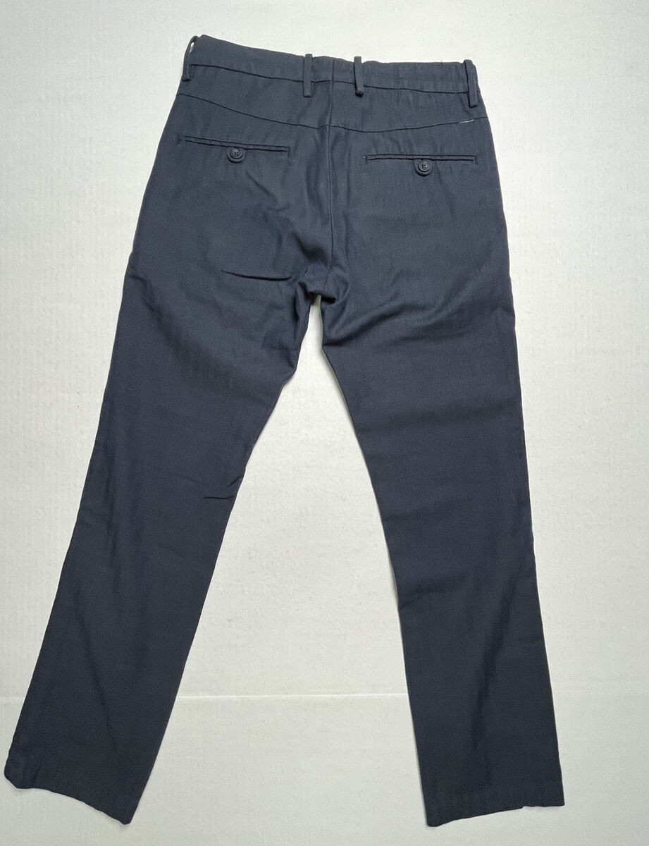 Levis Wool Blend 511 Slim Trouser Pants Herringbone Blue-Gray