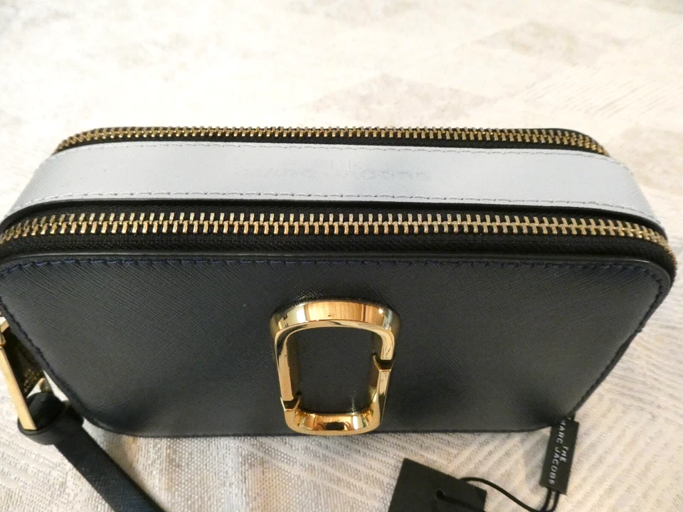 ¡NUEVO CON ETIQUETAS! Bolso para cámara instantánea Marc Jacobs nuevo azul mar multi Foto 4 de 4