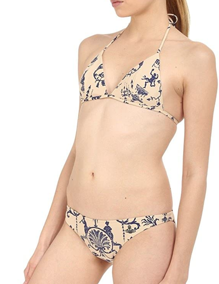 Vivienne Westwood Beige Eve Bikini Swimwear Sets Women's Size M