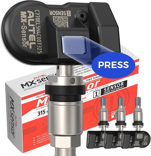 4* Autel MX-Sensor 315&433MHz Programmable TPMS Sensor Coche Presión de llanta - Imagen 2 de 11