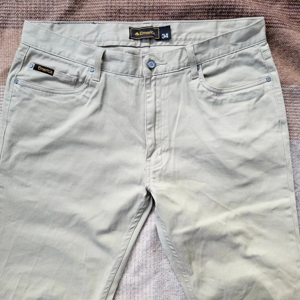 Pantalones de sarga Emerica Reynolds Belmont primavera 2012 talla 34 esto es skateboarding Foto 2 de 4