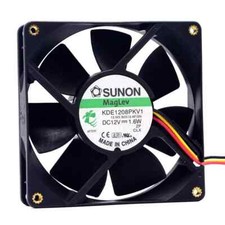 SUNON KDE1208PKV1 12V 1.6W 8CM 8020 3-wire cooling fan