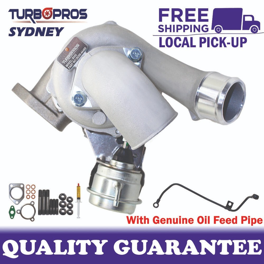 Upgrade Billet Turbo+Genuine Oil Feed Pipe For Hyundai iLoad / iMax D4CB 2.5L