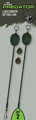Fox Rage Predator Ledger Stems Medium (2 Pack) - Pike Fishing - FAC105