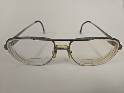 TITANFLEX Vintage Aviator Eyeglasses 62-18-155 Col. 705 Silver, Nordic Design