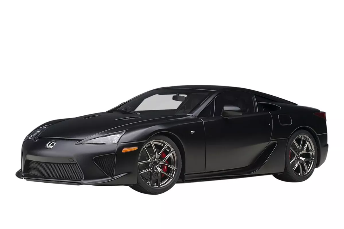 Rare Finished product AUTOart 1/18 Lexus LFA Matte Black from JP f10962
