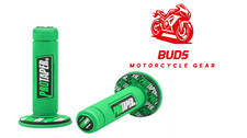 7/8" Motorcross Handle Grips Dirt Bike 22mm 24mm Truster Pro taper, Green 