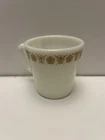 Pyrex Vintage Butterfly Gold Coffee Mug 300ml Milk Glass with D Handle