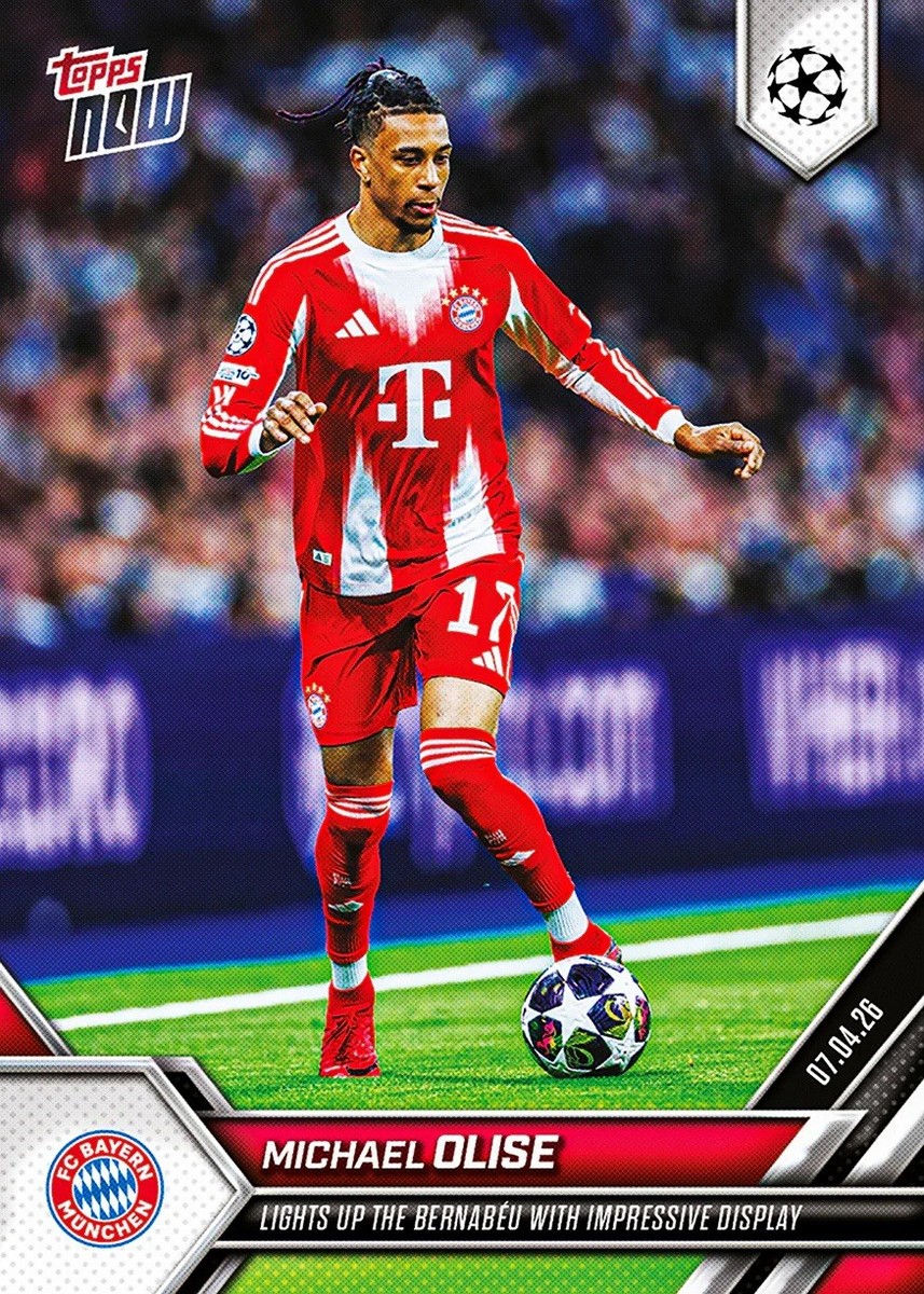 Michael Olise - 2025-26 UCL Topps NOW- Card 118 | eBay