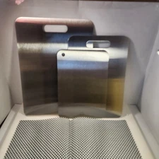 UFJEG Titanium Cutting Board Set of 3 for Any Food Product. Dishwasher Safe