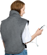 24"X33",Weighted Heating Pad for Back Pain Relief, XXL Large Size Electric Heati