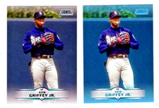 KEN GRIFFEY JR ⚾ DUAL ⚾(2) 2025 TOPPS STADIUM CLUB * BASE & LIGHT BLUE #135