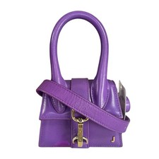 Jacquemus Mini Le Chiquito Montagne Moyen GHW Padded Shoulder Top Handle Purse