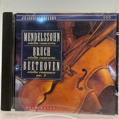 Mendelssohn Bruch Beethoven Violin Concerto Romance CD Classical Gallery CLG