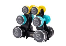Image of Smart Dumbbell Set 24Kg 35.8cm x 27.5cm x 38cm, Black 