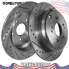11.99" Rear Drilled Rotors for Honda CR-V 2005 2006-2016 Acura RDX 2007-2018