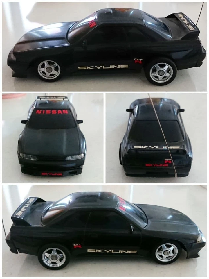 Asahi Toy Radio Control Skyline GT-R (BNR32) 1/20 W/BOX USED From Japan #T0009 - Image 3 of 4