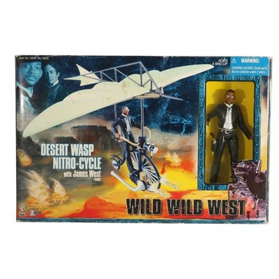 Desert Wasp Nitro Cycle with Jim West - Wild Wild West Warner Brothers - MIB