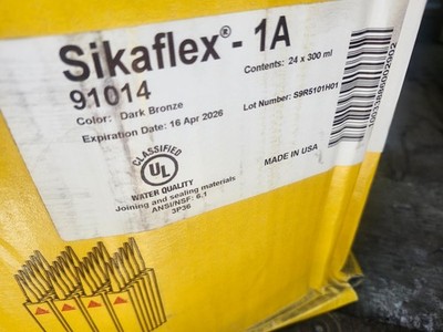 Sikaflex 1A Polyurethane Sealant, 10.1 fl oz, , Darn Bronze Lot of 15