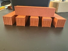 Ho Scale 40 Ft Shipping Container
