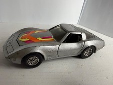 Strombecker Chevy Corvette Silver 6" Made in USA
