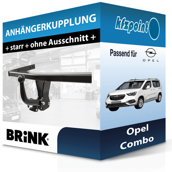 Brink AnhäNgekupplung Starr Passend FüR Opel Combo 06.2018-Jetzt Neu-image