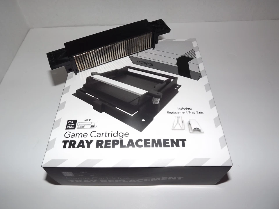 Tested OEM Nintendo NES 72 Pin Connector & New Game Cart Holder Replacement Part - Image 2 of 4